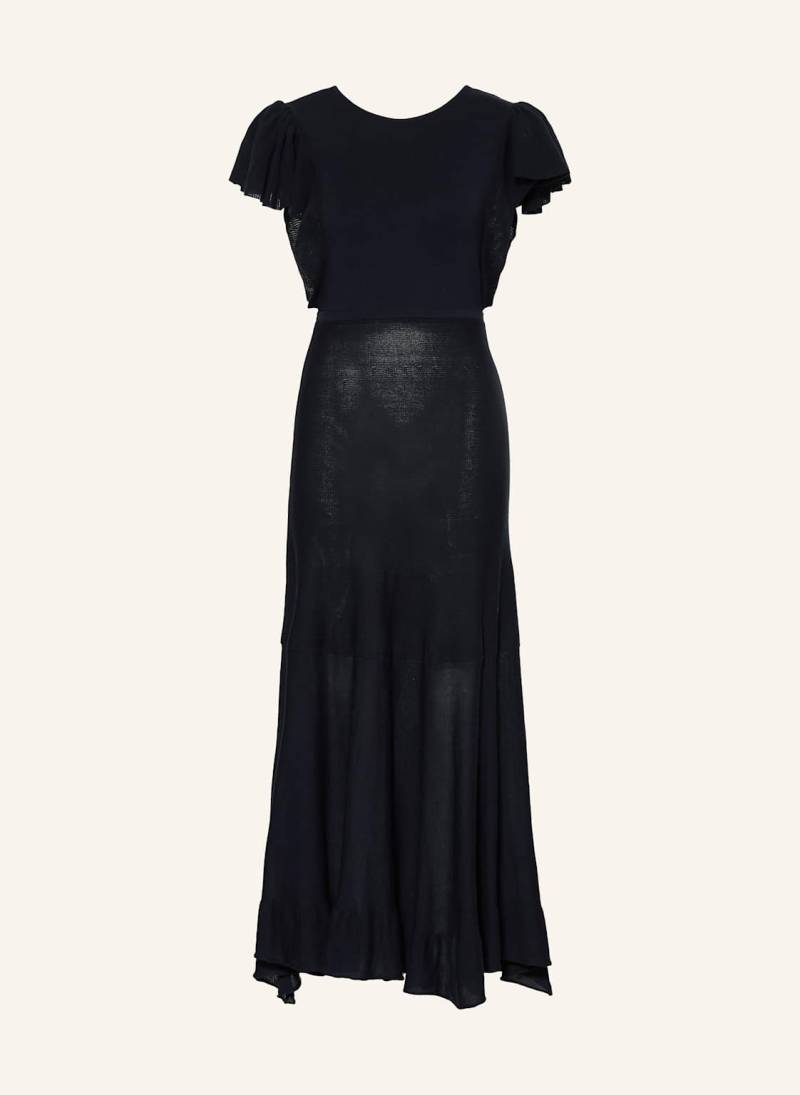 Ba&Sh Strickkleid Bautie Mit Volants blau von BA&SH