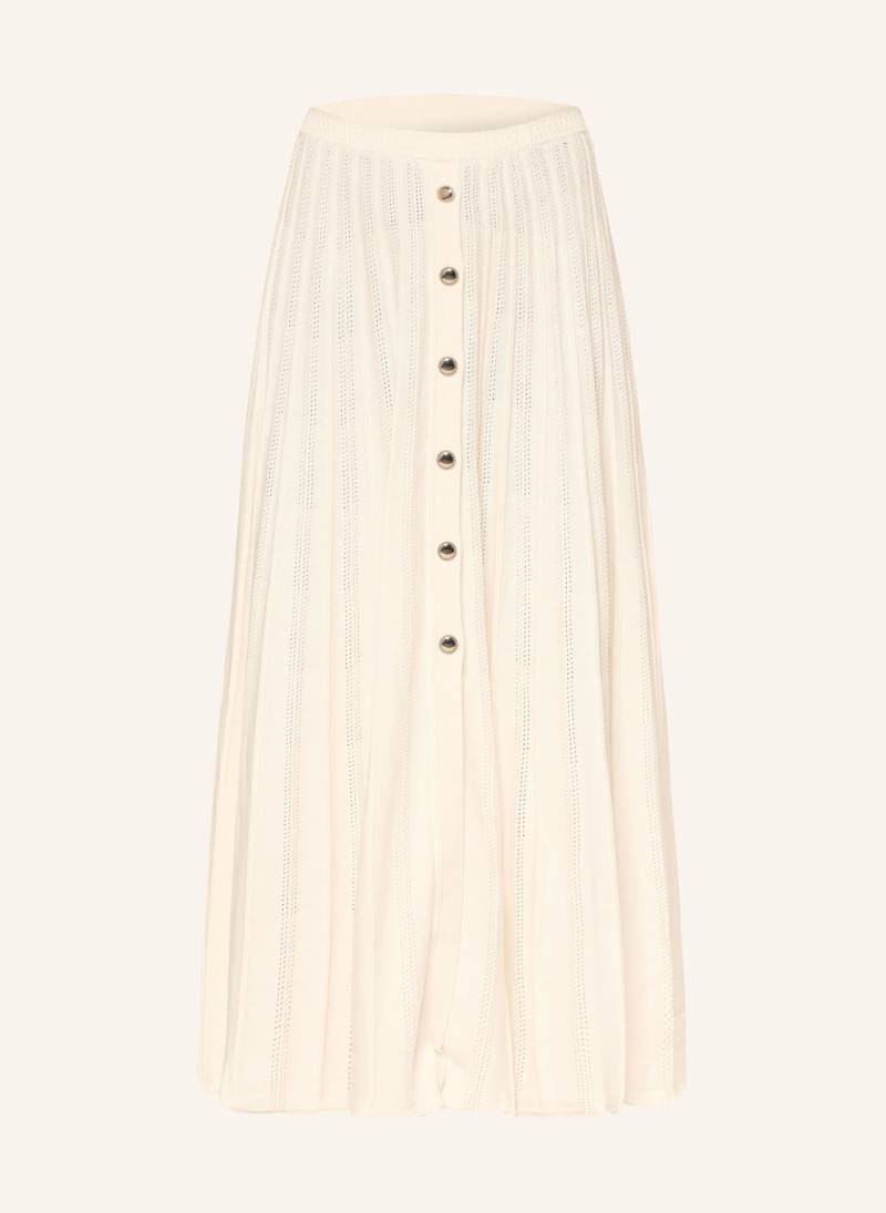 Ba&Sh Strickrock Sindy Mit Plissees weiss von BA&SH