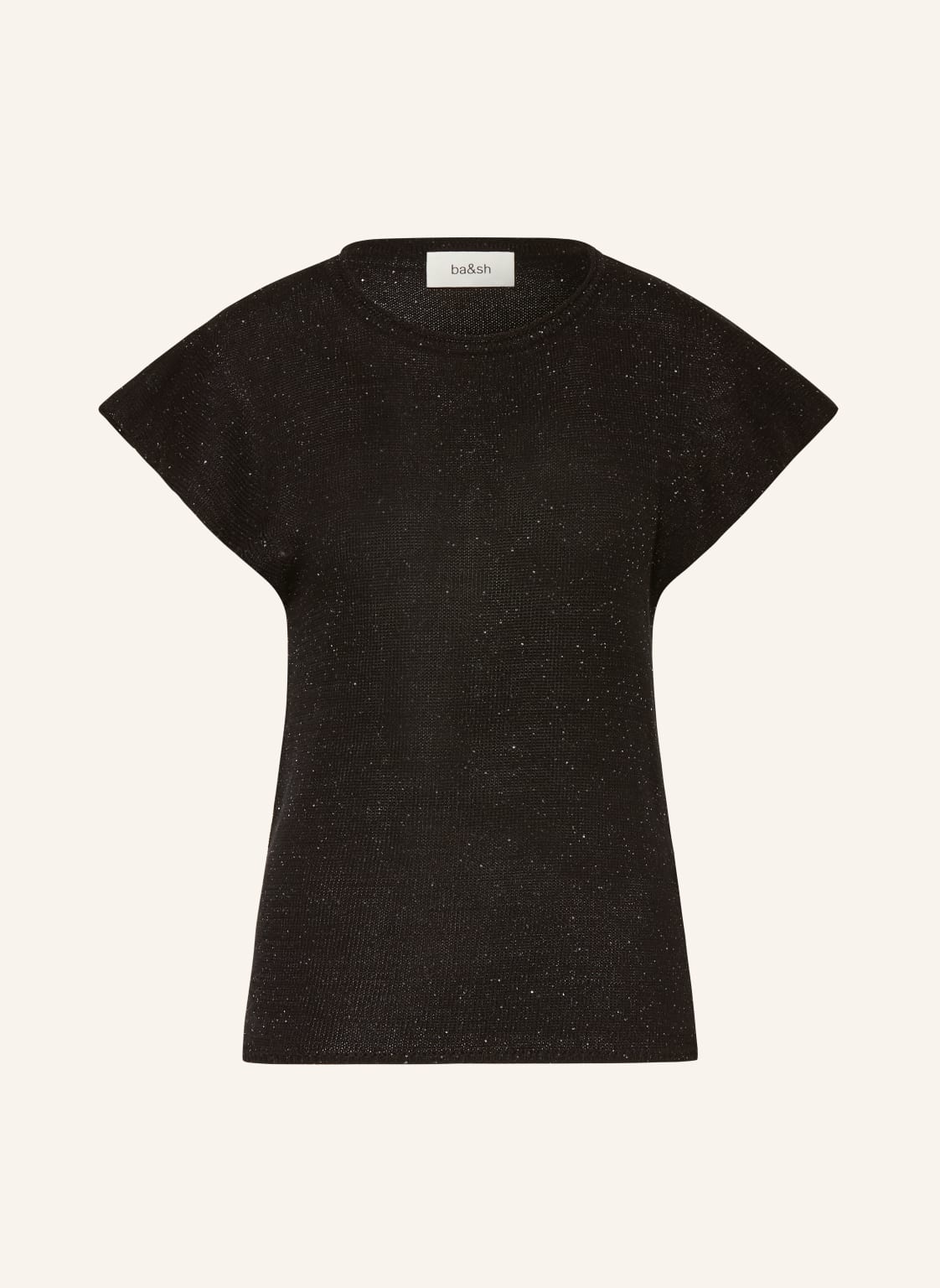 Ba&Sh Strickshirt Bichara Mit Pailletten schwarz von BA&SH
