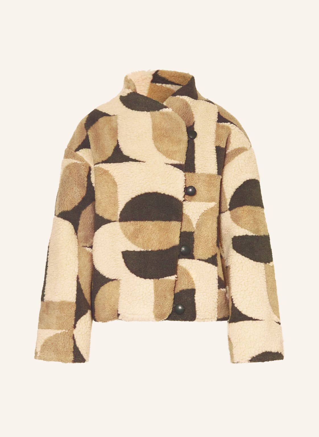 Ba&Sh Teddyfell-Jacke Futura beige von BA&SH