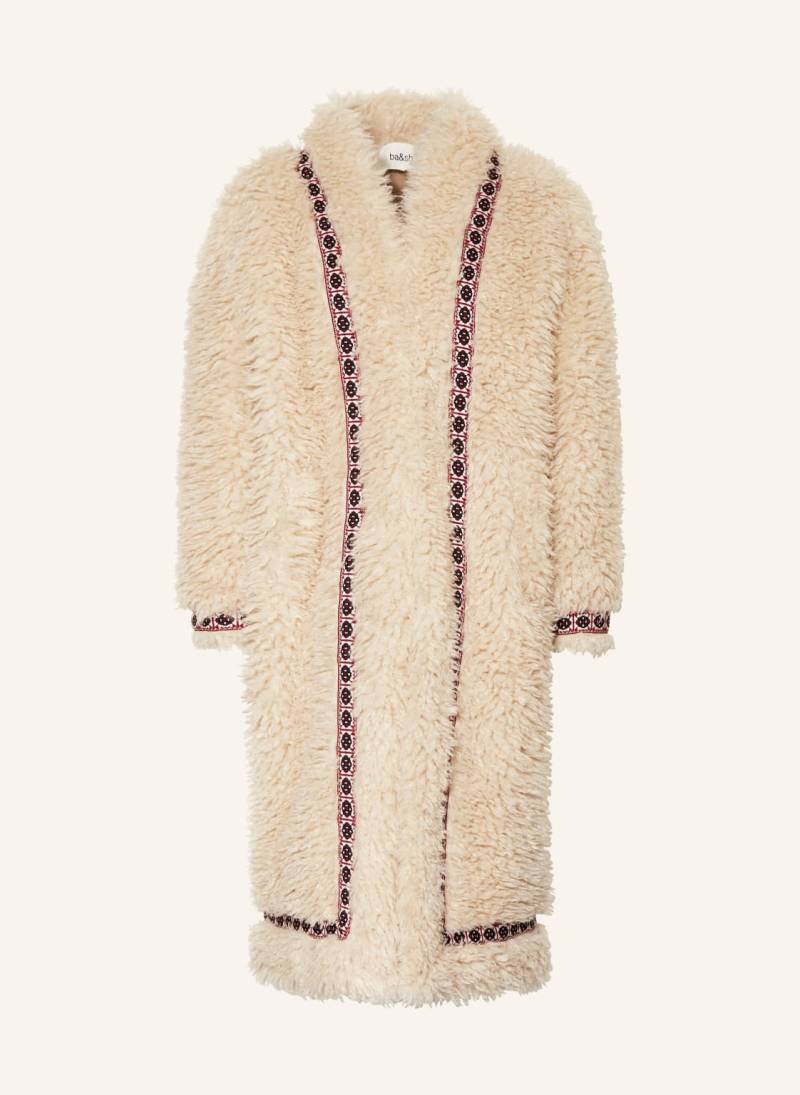 Ba&Sh Teddyfell-Mantel Cais weiss von BA&SH