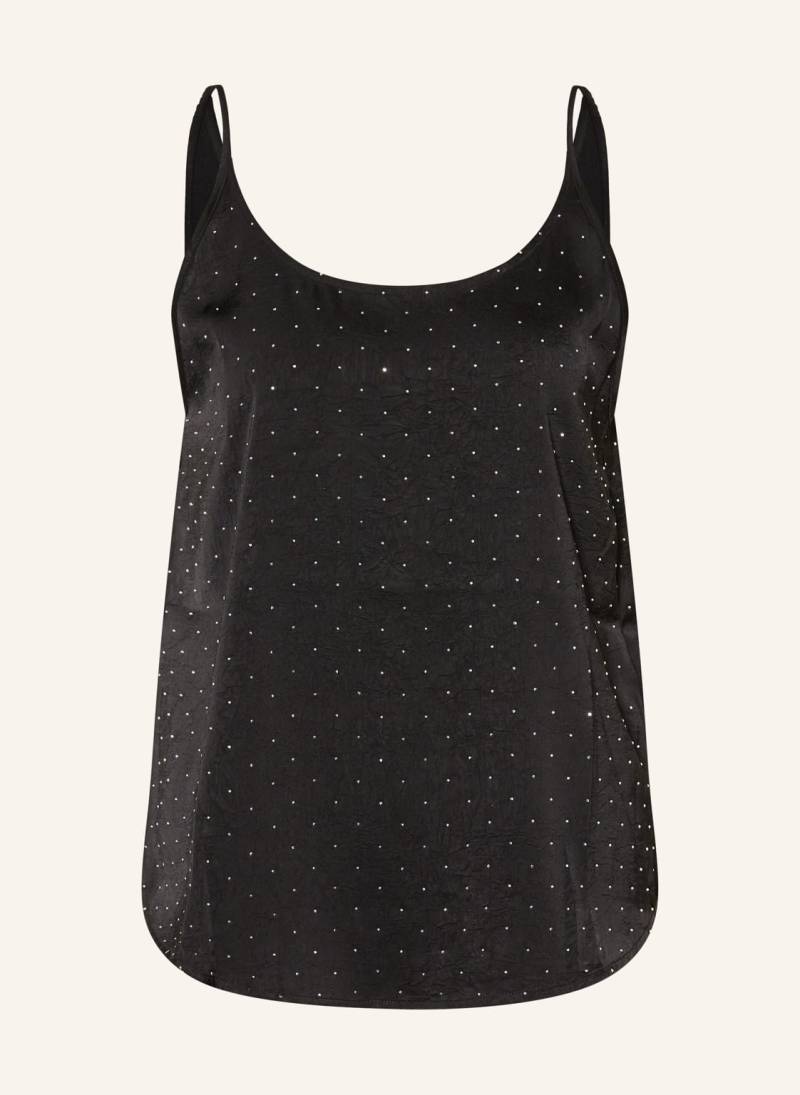 Ba&Sh Top Digue Mit Schmucksteinen schwarz von BA&SH