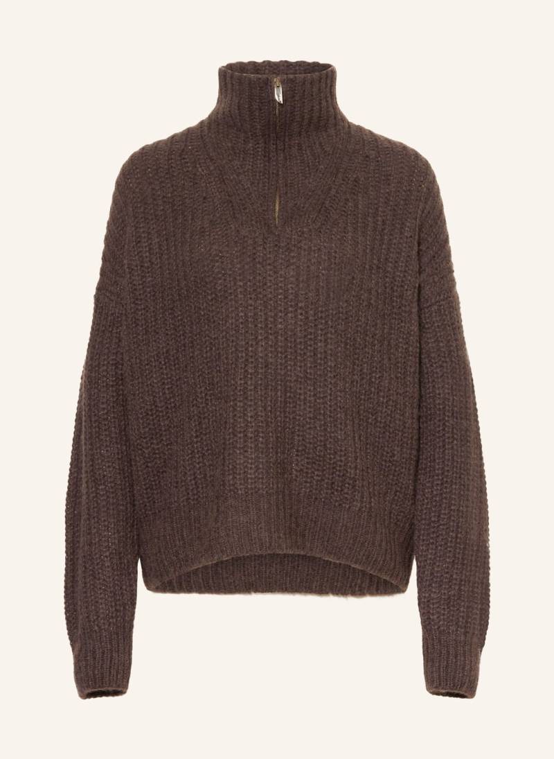 Ba&Sh Troyer Beltane Mit Alpaka braun von BA&SH