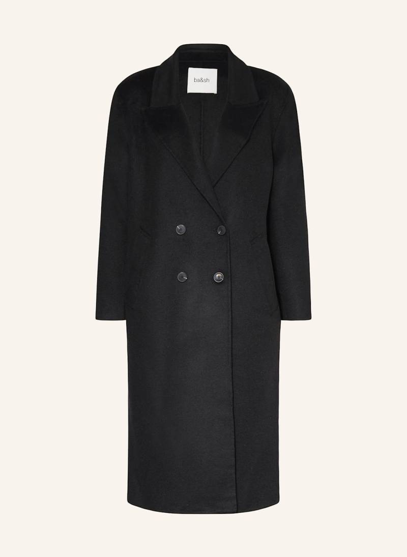 Ba&Sh Wollmantel Koxlow schwarz von BA&SH