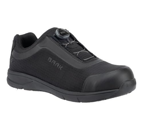 BAAK - Sam - Halbschuh - S3 SRC ESD - 5520 (schwarz, EU Schuhgrößensystem, Erwachsene, Numerisch, M, 41) von BAAK