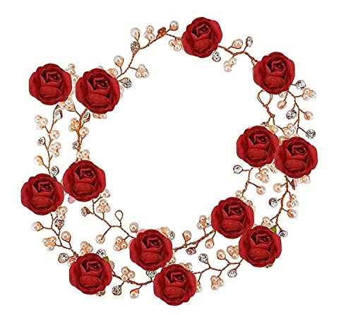 Baal Tiara für Frauen Krone Haarband Tiara Haarband Haarspange Loop 1 Stück Onesize Stoff Seide Kristall Baal Tiara für Frauen Krone Haarband Tiara Haarband Haarspange Loop 1 Stück Onesize Stoff Seide Kristall von BAAL