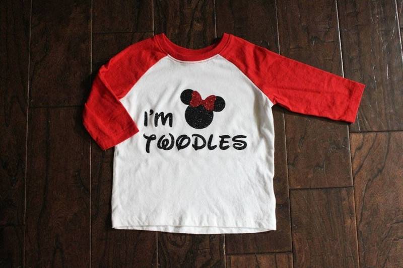 Minnie Mouse Geburtstag Shirt | I'm Twoodles von BAAMCheerMoms