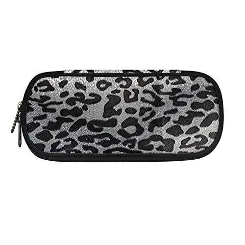 BAAROO Leopard Federmäppchen für Mädchen Frauen Tragbare Stifttasche Tragbare Münzbörse Mehrzweck Studie Supplies Organizer Sichtbar, farbe, 5.0cm*10.5cm*20.5cm, federmäppchen von BAAROO
