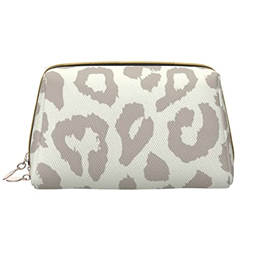 Braun Muster Leopard Leder Kosmetiktasche Handtasche Kleine Tasche Geldbörse Reißverschluss Bleistift Fall Toilettenartikel Organizer Lagerung Beaut, farbe, 5.0cm*10.5cm*20.5cm, federmäppchen von BAAROO