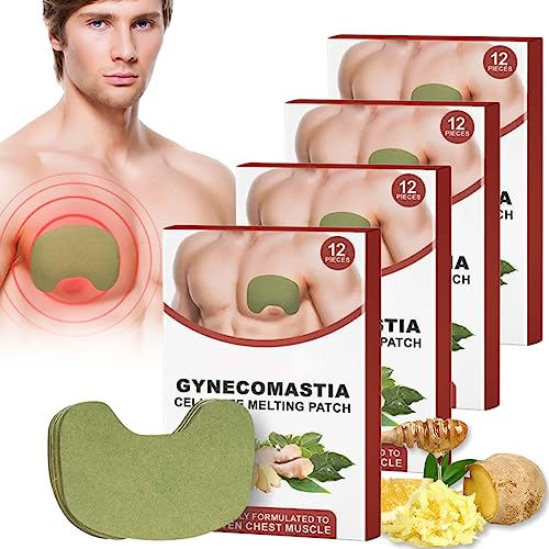 Luhaka Gynecomastia Cellulite Melting Patch, Luhaka™ Gynecomastia Cellulite Melting Patch, Gynecomastia Reduction Cellulite Patch, Natural Luhaka Gynecomastia Patch, Gynecomastia Treatment (4 Boxes) von BAAROO