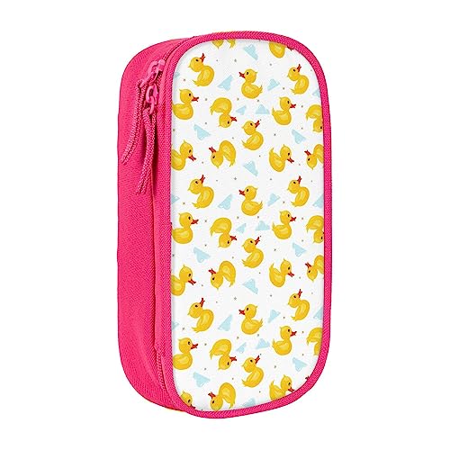 Niedliche Enten Federmäppchen Bleistifthalter Stifteetui Schreibwaren Box Aufbewahrung Organizer Tasche Blau, farbe, 5.0cm*10.5cm*20.5cm, federmäppchen von BAAROO