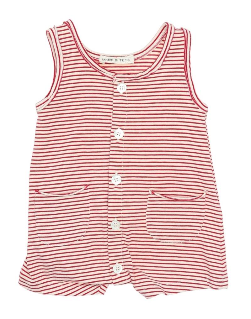 BABE & TESS Babystrampler & -latzhosen Kinder Ziegelrot von BABE & TESS