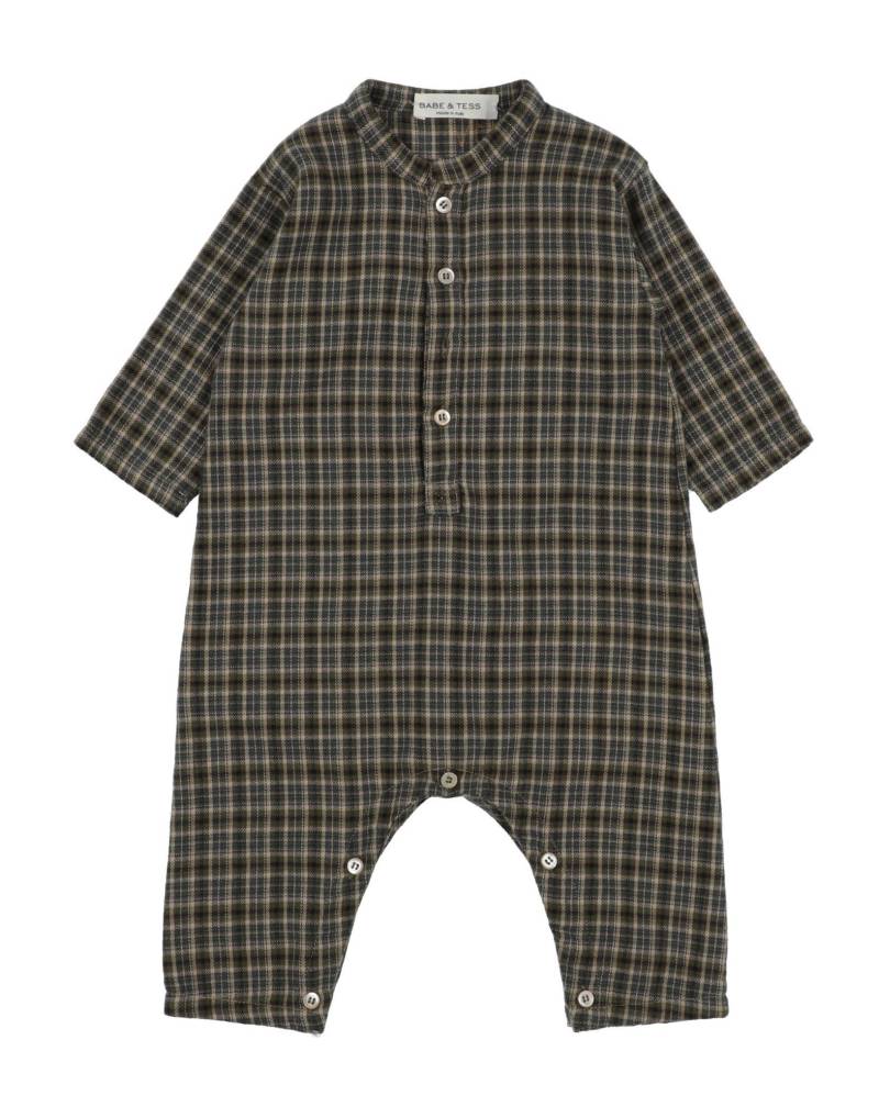 BABE & TESS Babystrampler & -latzhosen Kinder Militärgrün von BABE & TESS