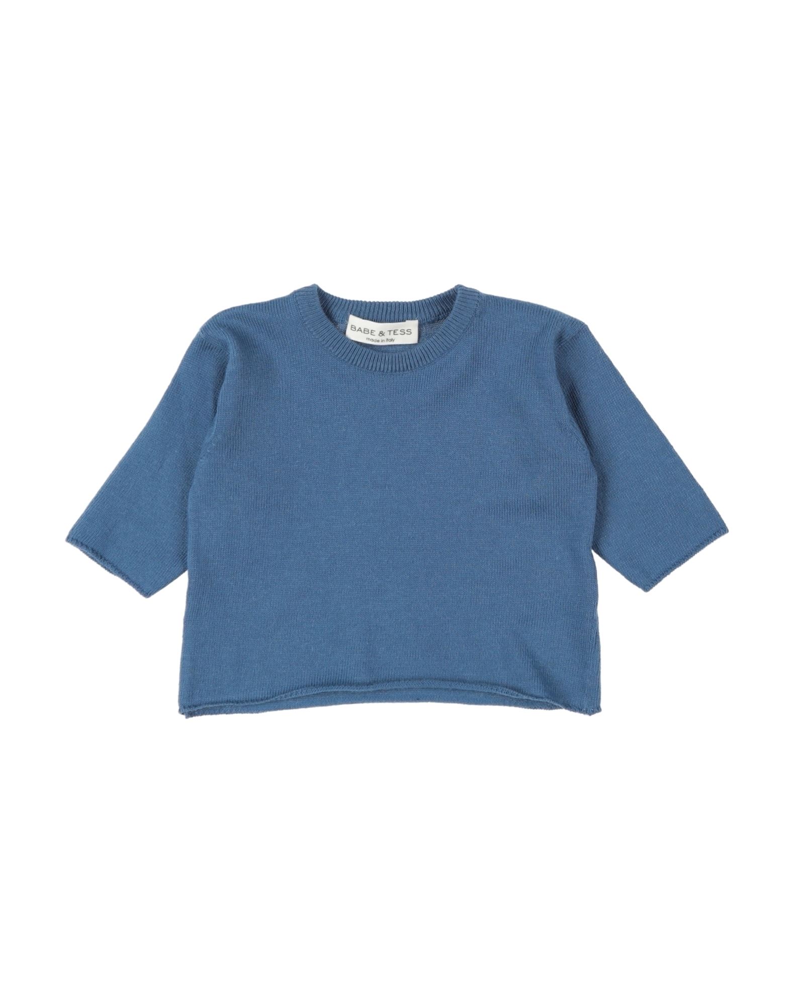 BABE & TESS Pullover Kinder Taubenblau von BABE & TESS