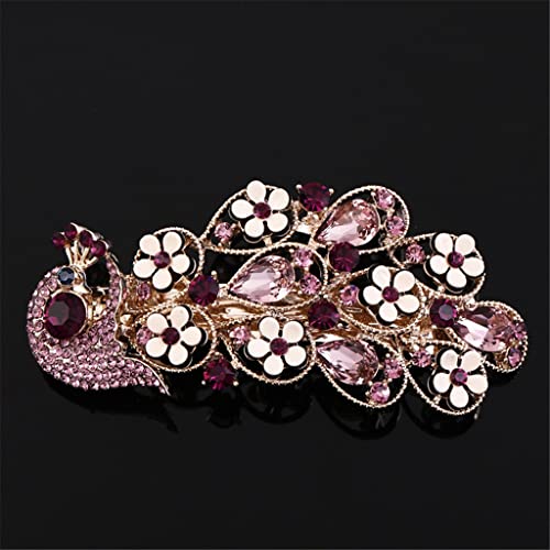 Kristall-Haarschmuck, Clips, Haarnadeln, Clip-Platte, Haarnadel, Hinterkopf, Mutter-Haarnadel, koreanischer Strass-Haarschmuck, Kopfbedeckung, Clip, Top-Clip, Pferdeschwanz-Clip, Frühling (Color : B, von BABESA