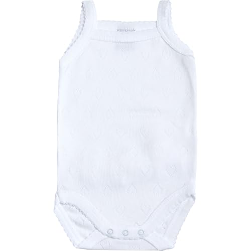 BABIDU Baby-Body-1133 Body, Weiß, 6 Monate von BABIDU
