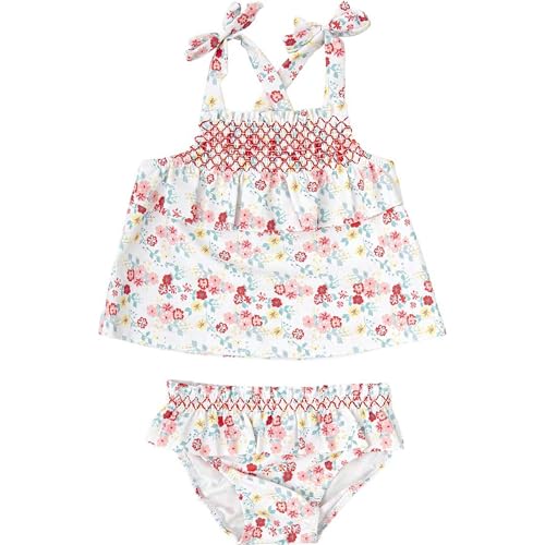 BABIDU Uni Baby Conjunto de Baño para Bebé Niña Con Braguita Y Top Estampado Floral Set, Einfarbig, 6 Meses BABIDU Uni Baby Conjunto de Baño para Bebé Niña Con Braguita Y Top Estampado Floral Set, Einfarbig, 6 Meses von BABIDU