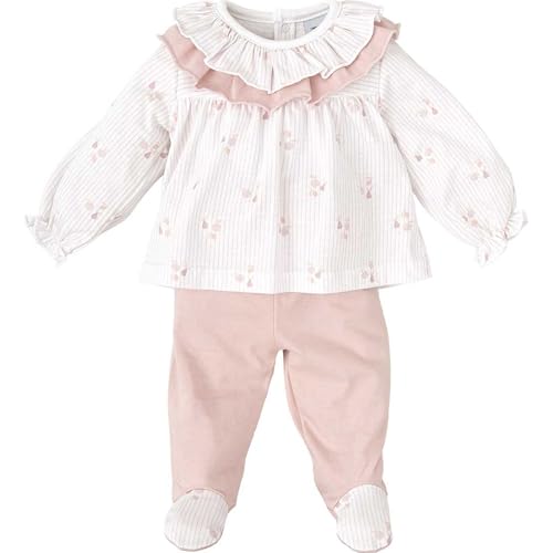 BABIDU Uni Baby Conjunto para Bebé Niña Camiseta de Manga Larga Con Volante Y Polaina Estampada Set, grün, 3 Meses BABIDU Uni Baby Conjunto para Bebé Niña Camiseta de Manga Larga Con Volante Y Polaina Estampada Set, grün, 3 Meses von BABIDU