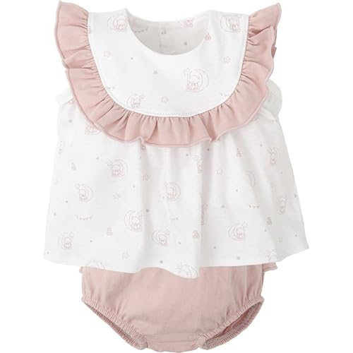 BABIDU Uni Baby Conjunto para Bebé Niña Con Camiseta Sin Mangas Estampada Y Volante Set, Rosa, 24 Monate BABIDU Uni Baby Conjunto para Bebé Niña Con Camiseta Sin Mangas Estampada Y Volante Set, Rosa, 24 Monate von BABIDU