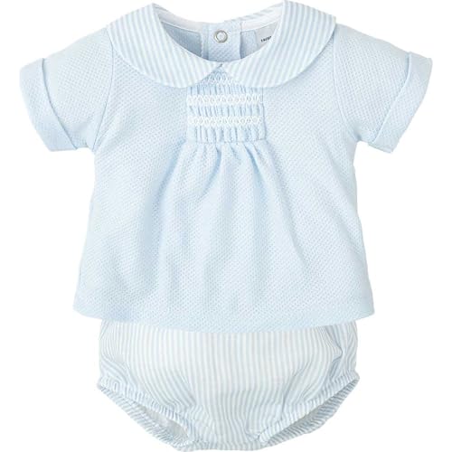 BABIDU Uni Baby Conjunto para Bebé Niño Con Camiseta de Manga Corta Y Cuello Polo Set, Himmelblau, 0-3 Monate BABIDU Uni Baby Conjunto para Bebé Niño Con Camiseta de Manga Corta Y Cuello Polo Set, Himmelblau, 0-3 Monate von BABIDU