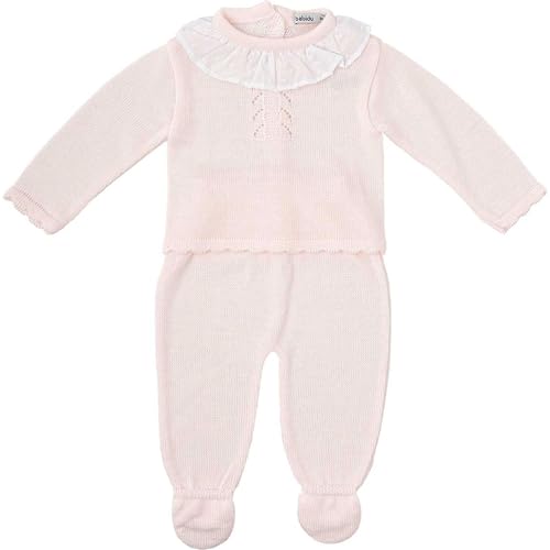 BABIDU Uni Baby Conjunto para Bebé Y Niña Camiseta de Manga Larga Con Cuello Volante Y Polaina Estampada A Juego Set, Rosa, 3 Meses BABIDU Uni Baby Conjunto para Bebé Y Niña Camiseta de Manga Larga Con Cuello Volante Y Polaina Estampada A Juego Set, Rosa, 3 Meses von BABIDU