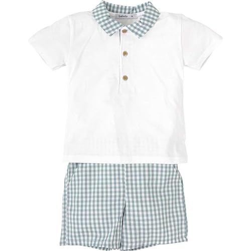 BABIDU Uni Baby Conjunto para Bebé Y Niño Con Camiseta de Manga Corta Blanca Y Pantalón Corto A Juego Set, Einfarbig, 12 Monate BABIDU Uni Baby Conjunto para Bebé Y Niño Con Camiseta de Manga Corta Blanca Y Pantalón Corto A Juego Set, Einfarbig, 12 Monate von BABIDU