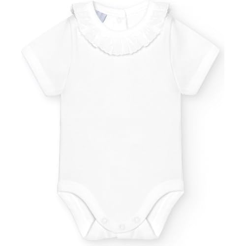 BABIDU Unisex Baby Baby-Body-1193 Body, Weiß, 12–18 Monate von BABIDU
