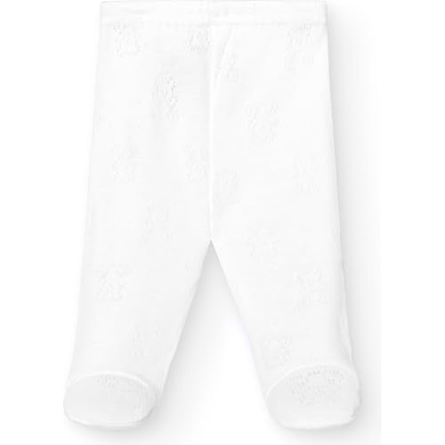 BABIDU Unisex Baby Baby-Leggings-2114 Toddler Footie, Weiß, 6 Monate von BABIDU