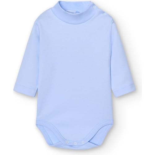BABIDU Unisex Baby Body C.Cisne, Himmelblau, 6 Monate von BABIDU