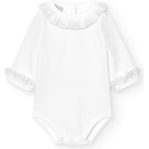 BABIDU Unisex Baby Body Cuello Batista, Grau, 24 Monate von BABIDU