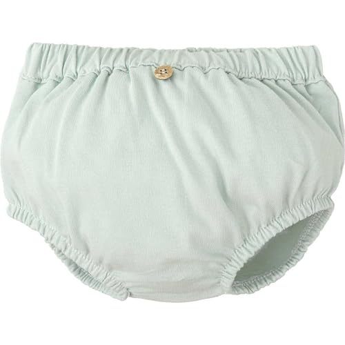 BABIDU Unisex Baby Braguita Básica Bebé Algodón 100%, Diseño Cómodo Y Suave Con Goma Elástica En Cintura Y Piernas Slip, grün, 3 Meses von BABIDU