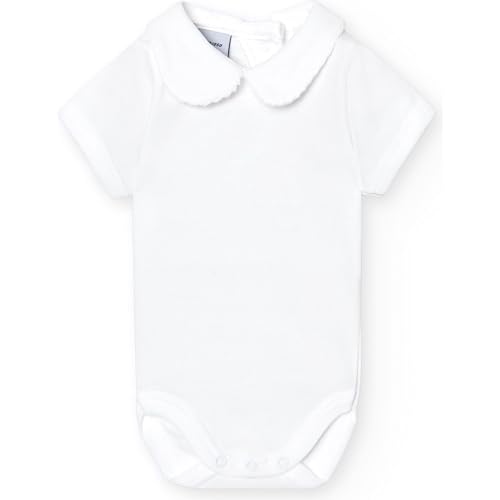 BABIDU Baby-Mädchen Baby-Body-1192 Body, Weiß, 0-3 Monate von BABIDU