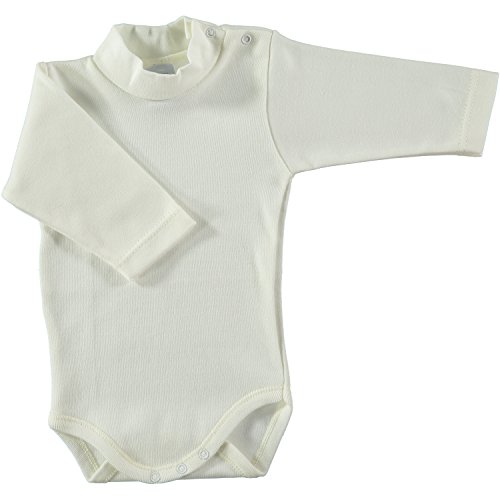 babidu Unisex Baby Body C.Cisne, Beige, 12 Monate von BABIDU