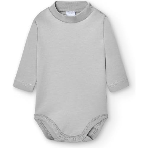 babidu Unisex Baby Body C.Cisne, Grau, 6 Monate von BABIDU