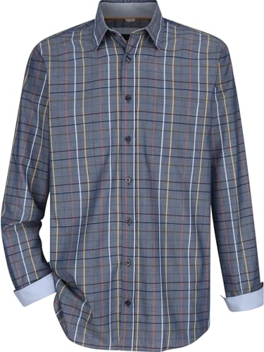 BABISTA Herren Hemd Milanvetta blau 2XL (XXL) - 45/46 von BABISTA