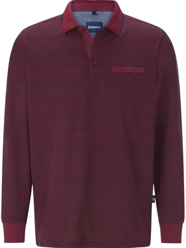BABISTA Herren Langarm-Poloshirt Alrenti dunkelrot, M - 48/50 von BABISTA