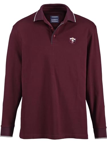 BABISTA Herren Langarm-Poloshirt Milanvetzo dunkelrot, L - 52 von BABISTA