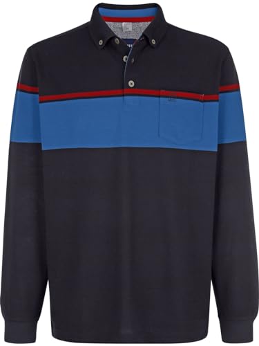 BABISTA Herren Langarm-Poloshirt Serenzio dunkelblau, 50 von BABISTA