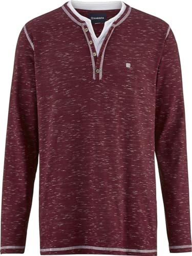 BABISTA Herren Langarmshirt Givira dunkelrot L - 54 von BABISTA