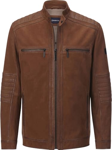 BABISTA Herren Lederjacke Bellastilo cognac, L - 54 von BABISTA