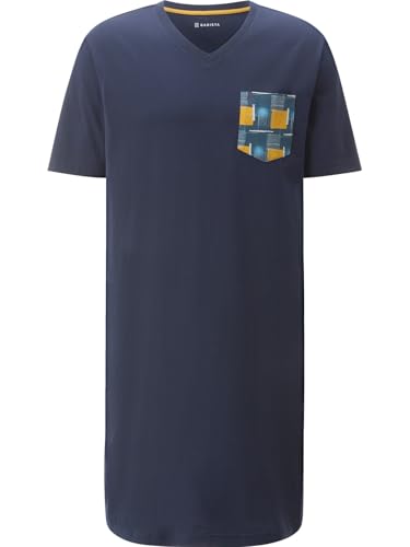 BABISTA Herren Nachthemd Larmir dunkelblau, L - 52/54 von BABISTA