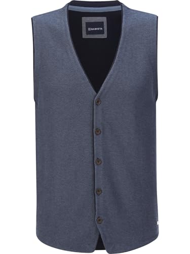 BABISTA Herren Strickweste Modarini blau, XL - 56/58 von BABISTA