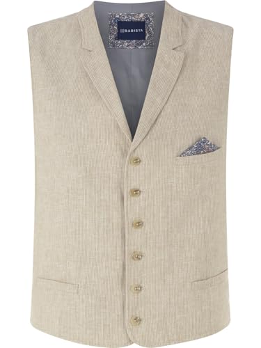 BABISTA Herren Weste Balduino beige, 54 von BABISTA