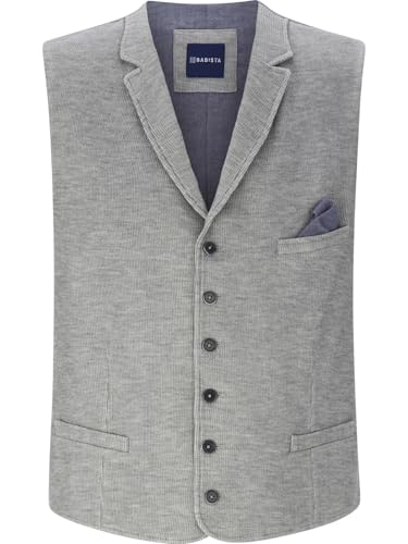 BABISTA Herren Weste Vespasiano grau, L - 52 von BABISTA