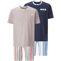 Doppelpack Schlafanzug VERIANO beige dunkelblau von BABISTA