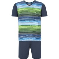 Kurzer Schlafanzug SALDUN dunkelblau von BABISTA