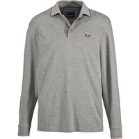Langarm-Poloshirt MILANVETZO grau von BABISTA