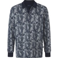 Langarm-Poloshirt PIETASTO grau von BABISTA