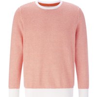 Pullover ALDOMINO orange weiß von BABISTA
