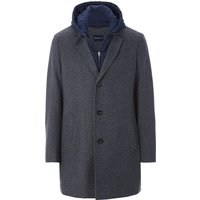 Wollmantel HELMARO blau von BABISTA